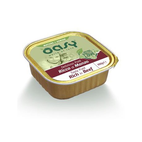 Oasy Deliziozo Pate Mature & Senior tacka dla kota 100g