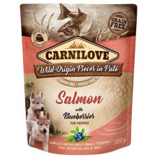 Carnilove Dog Salmon & Blueberries for Puppies łosoś i jagody saszetka