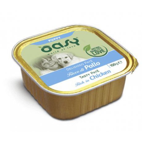Oasy Deliziozo Tasty Pate Junior karma mokra w pasztecie dla psa 150g