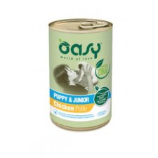 Oasy Lifestage Pate Puppy & Junior puszka dla szczeniąt z kurczakiem 400g