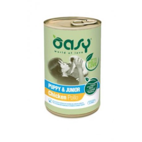 Oasy Lifestage Pate Puppy & Junior puszka dla szczeniąt z kurczakiem 400g