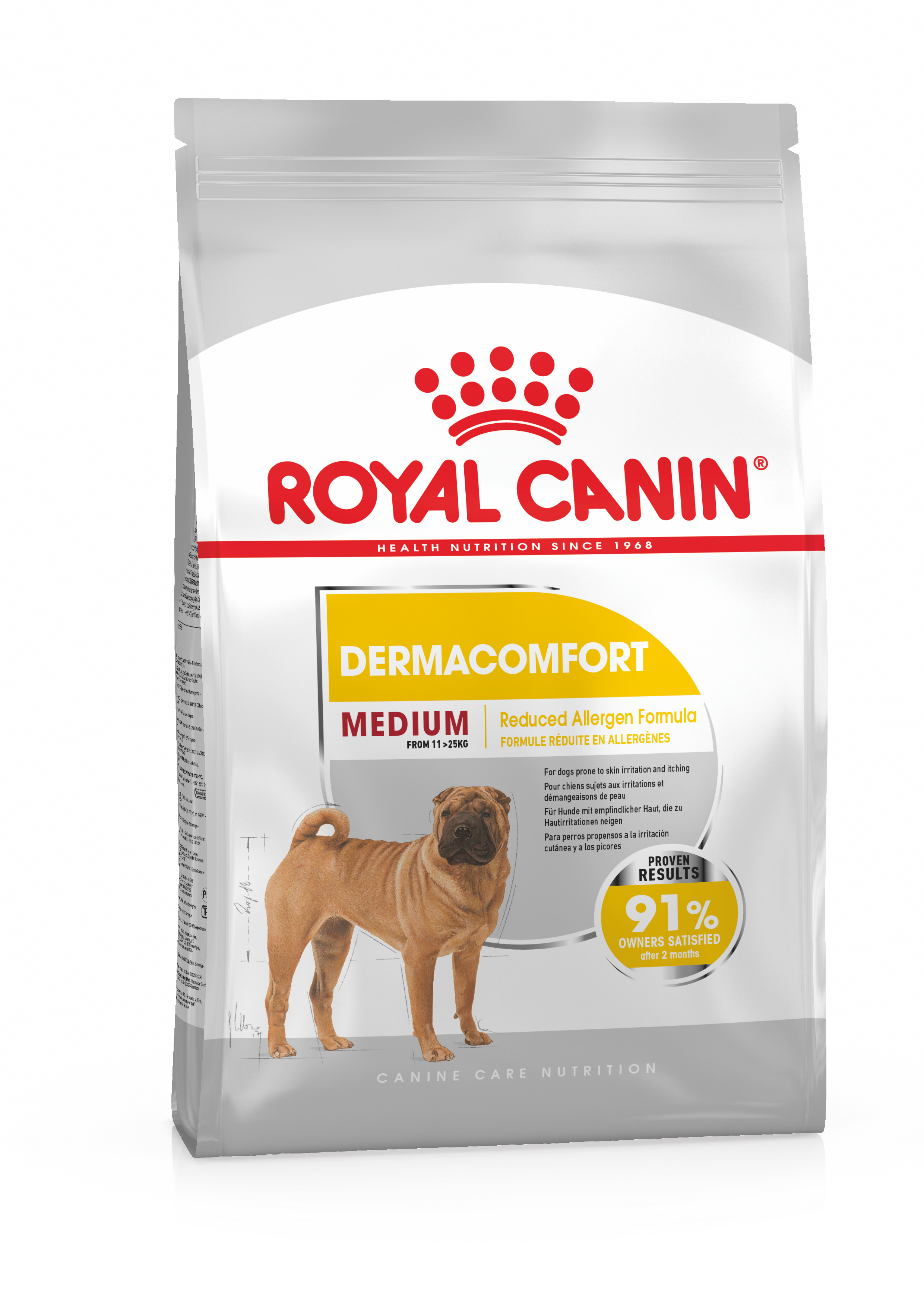Корм роял канин купить спб. Royal Canin Mini Dermacomfort. Роял Канин Dermacomfort для собак. Royal Canin x-small Sterilised. Роял Канин для собак средних пород.